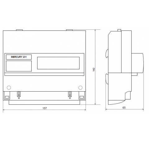 Габариты Меркурий 231 AT