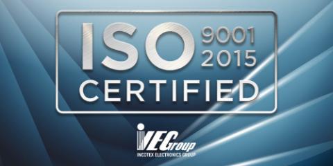 Сертификат ГОСТ Р ИСО 9001-2015 INCOTEX Electronics Group 